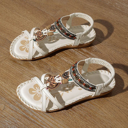 Women’s Summer Casual Sandals - Comfortable Walking Beach Shoes Outdoor Party Footwear for Ladies