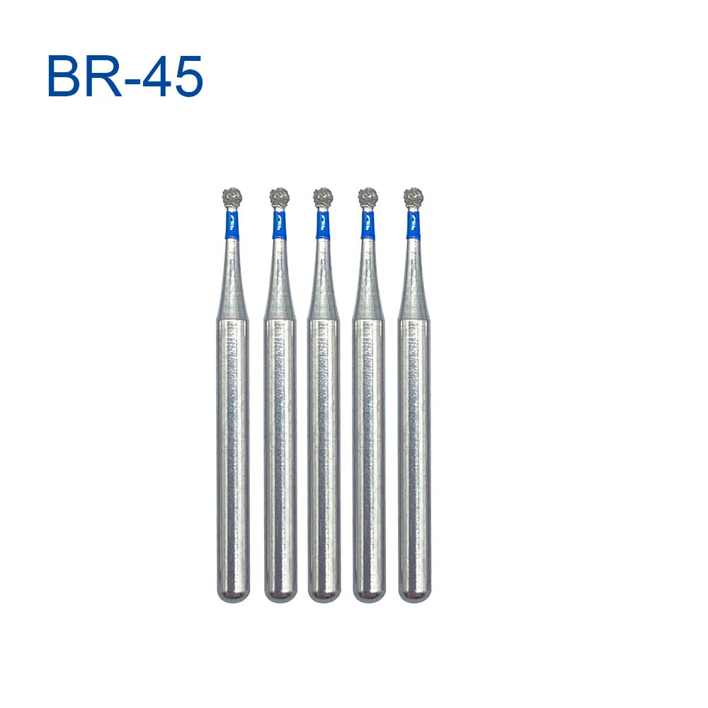 5pcs FG Dia 1.6mm Dental Drills – High-Speed Handpiece Diamond Burs for Teeth Whitening