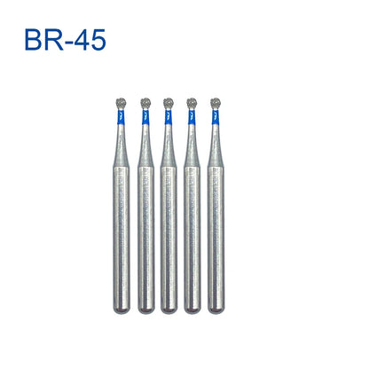 5pcs FG Dia 1.6mm Dental Drills – High-Speed Handpiece Diamond Burs for Teeth Whitening