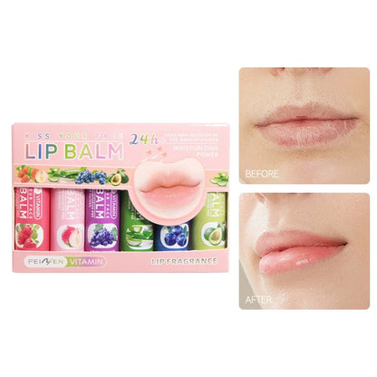 Pennyfun Fruit-Flavored Lip Balm Set – Ultra Hydrating Moisturizing Lip Care, Best-Selling Nourishing Lip Treatment Variety Pack for Soft Lips