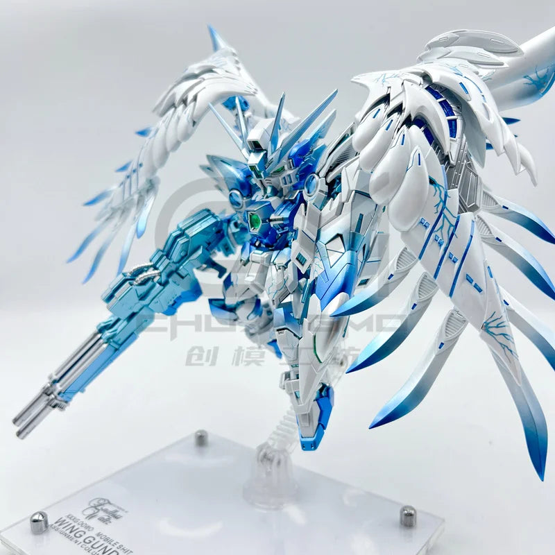 MGSD Wing Zero Glacier Blue Limited Edition – Mech Assembly Model Kit, Action Figures & Collectible Puzzle Toy for Boys