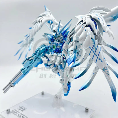 MGSD Wing Zero Glacier Blue Limited Edition – Mech Assembly Model Kit, Action Figures & Collectible Puzzle Toy for Boys