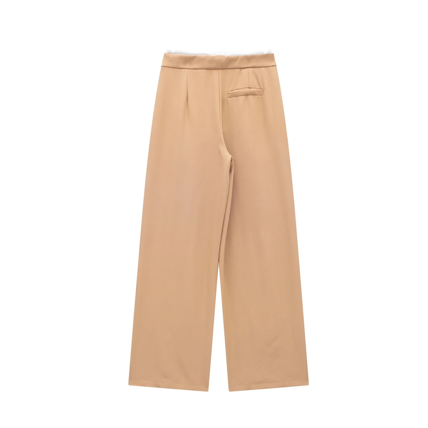 TRAF 2024 Women’s Wide Leg Pants — High Waist Baggy Summer Streetwear Trousers