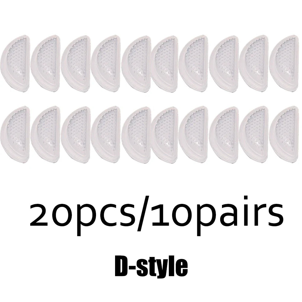 Anti-Slip Silicone Nose Pads for Glasses – Transparent Soft Self-Adhesive Eyewear Cushions