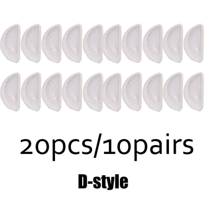 Anti-Slip Silicone Nose Pads for Glasses – Transparent Soft Self-Adhesive Eyewear Cushions