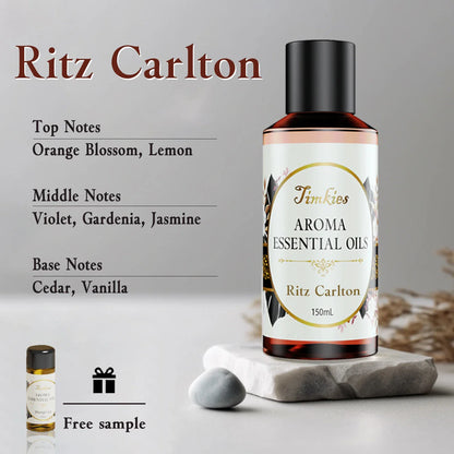 Hotel Collection 150ml Aroma Diffuser Essential Oil – Home & Car Refill for Air Humidifier