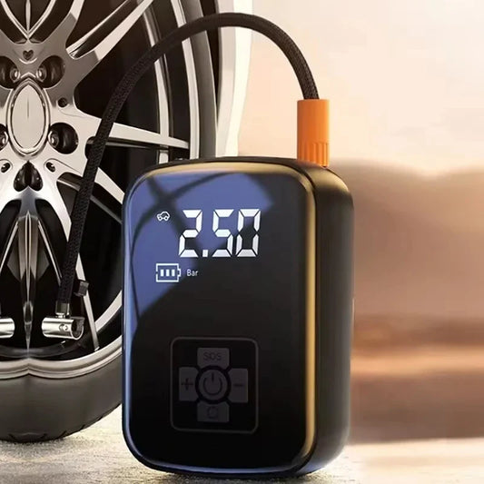 Wired Electric Car Air Compressor – Tire Inflator Pump for Car, Bicycle, Motorcycle, Boat & Balls