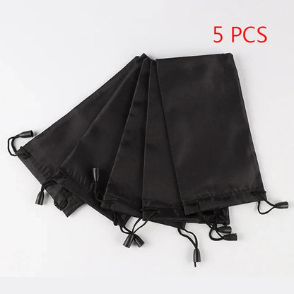 10PCS Waterproof Cloth Sunglasses Bags – Portable Microfiber Dust Pouches for Eyewear Storage & Protection