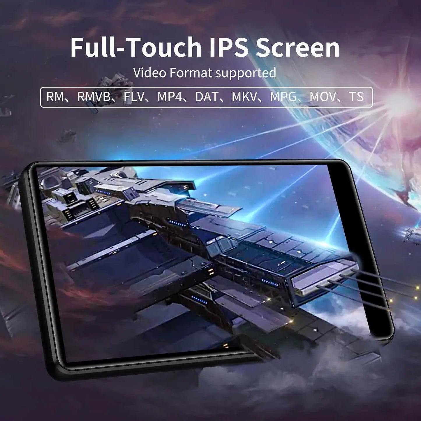80GB Android MP3 Player — 4.0" Full Touch Screen with Bluetooth, WiFi, Built-in Speakers & Browser Support
