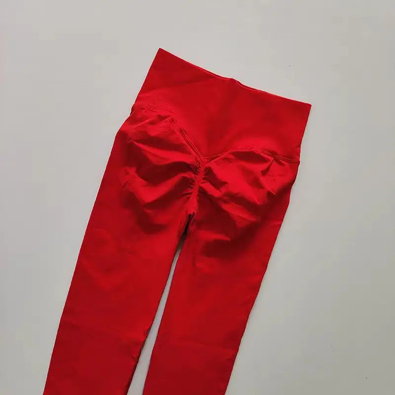 High Waist Women’s Yoga Leggings – Seamless Push-Up Fitness, Running & Gym Pants with Hip Lift and High Elasticity