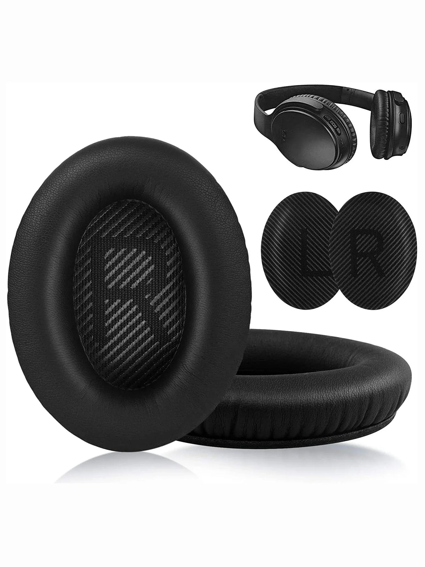 Replacement Memory Foam Ear Pads for BOSE QC35, QC35 II & QC45 Headphones | High-Quality Ear Cushions