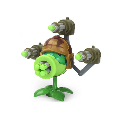 Plants vs Zombies Anime Action Figures – Peashooter & Pirate Zombie Model Set, Collectible Game Characters Kids Toy Gift Statue Figures