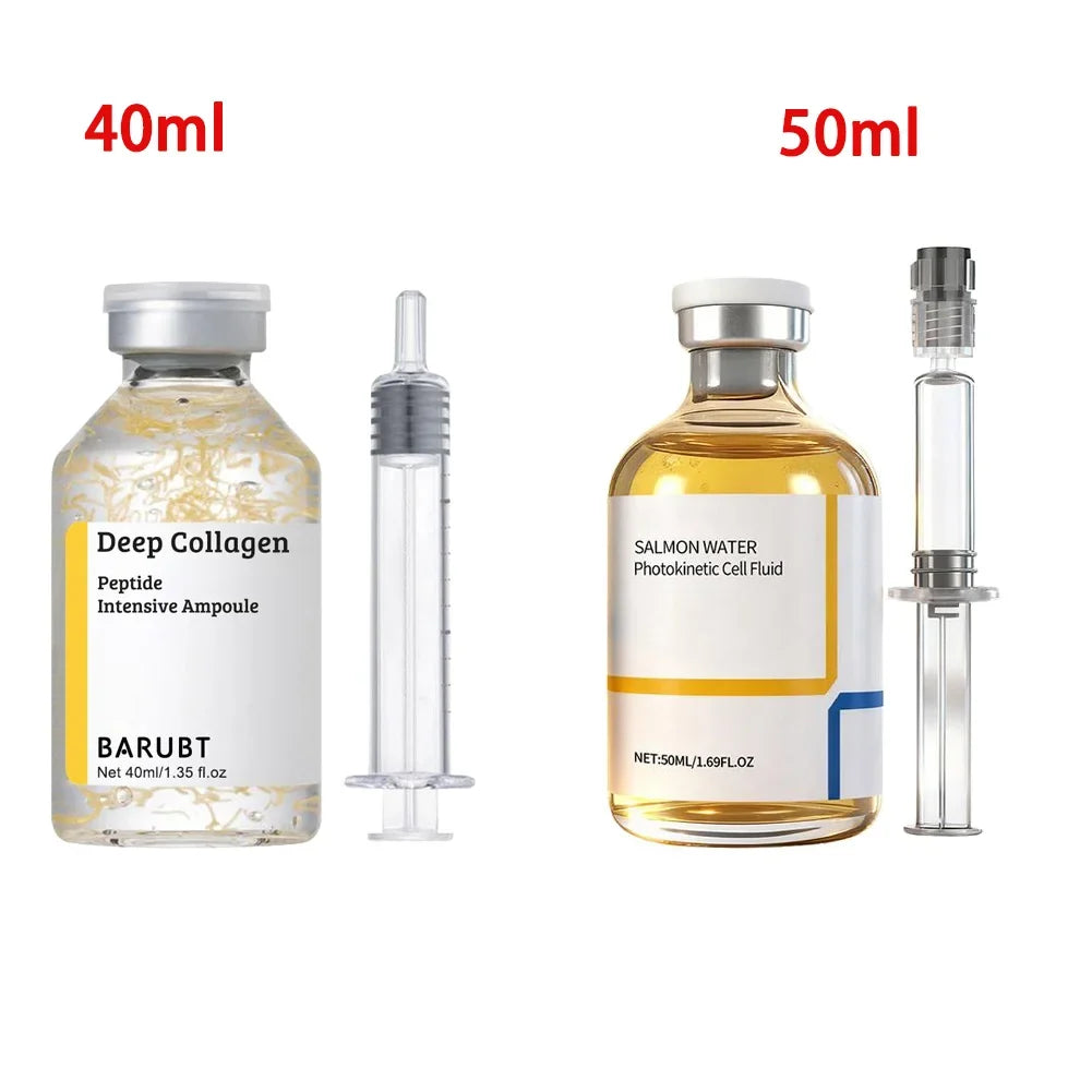 Silk Collagen Peptide Face Serum - Anti-Wrinkle Firming & Revitalizing Skin Care Cream 40ml