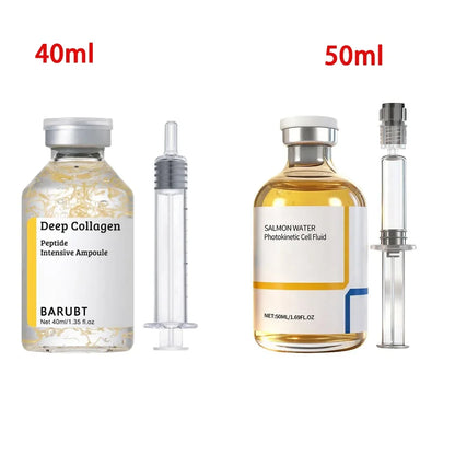 Silk Collagen Peptide Face Serum - Anti-Wrinkle Firming & Revitalizing Skin Care Cream 40ml