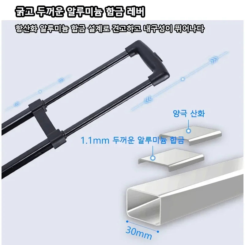 Heavy Duty Universal Wheel Folding Cart - Portable Hand Truck Trolley for Outdoor Camping and Luggage Transport