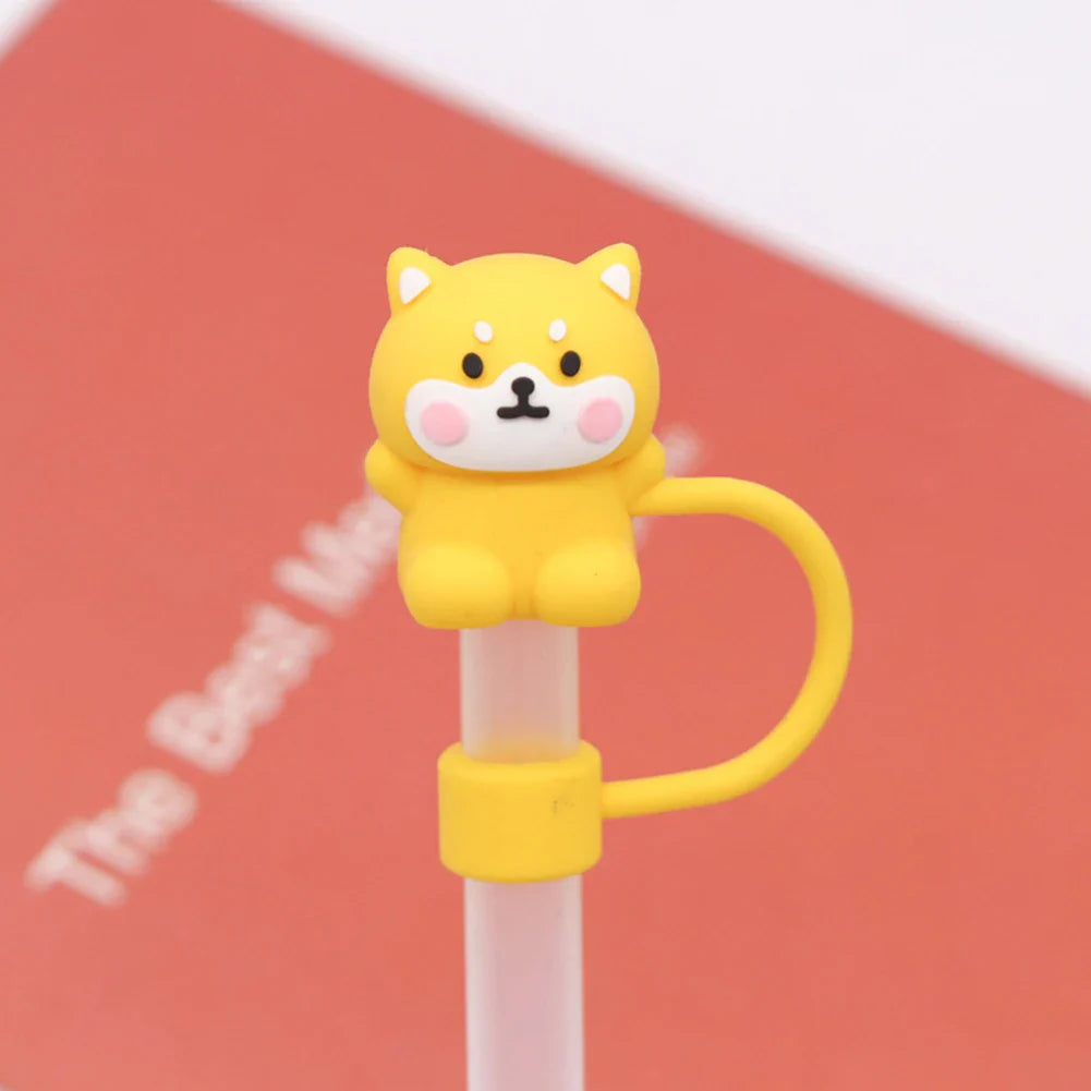 10mm Silicone Straw Covers – Animal Toppers & Spill Stoppers for Stanley 30/40oz Tumbler Accessory