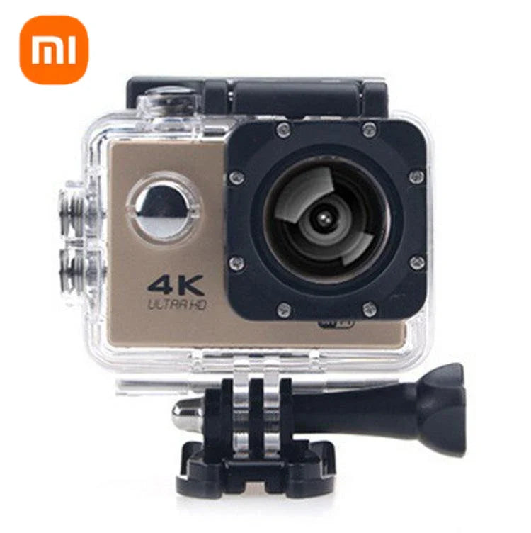 FXiaomi 4K Ultra HD Action Camera — 30fps WiFi Waterproof Sports Camera with 2.0" Display, 170° Lens for Cycling & Vlogging