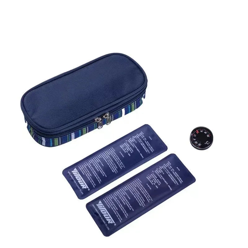 Portable Insulin Refrigerator Box for Diabetics – Travel & Outdoor Small Refrigerated Drug Insulation Bag