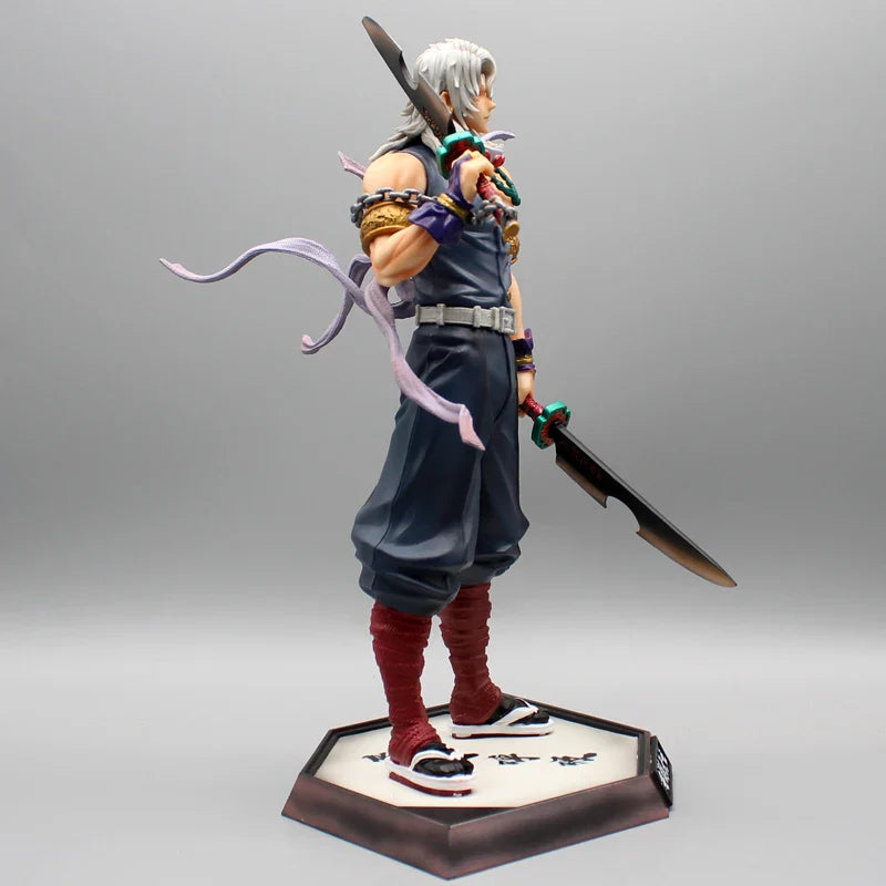 Demon Slayer Uzui Tengen Figure – GK PVC Statue Collectible, Anime Model Doll for Desktop, Toys & Birthday Gifts