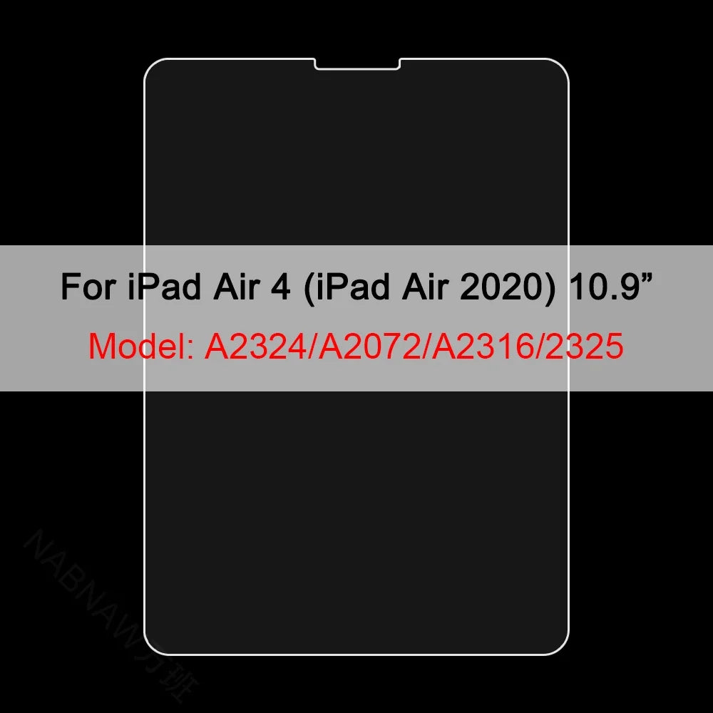 3-Pack Tempered Glass Screen Protector - Apple iPad 10th 9th 8th 7th Mini Air & Pro Series