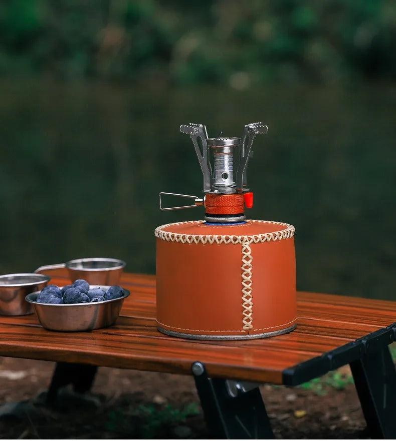 Ultralight Foldable Camping Gas Stove – Portable Alloy Outdoor Cooker for Hiking & Picnic