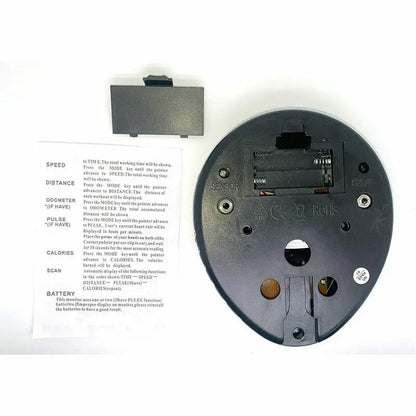 Speedometer Monitor for Stationary Bikes – Exercise Bike Computer with Heart Rate Tracker & Anti-Glare LCD Display