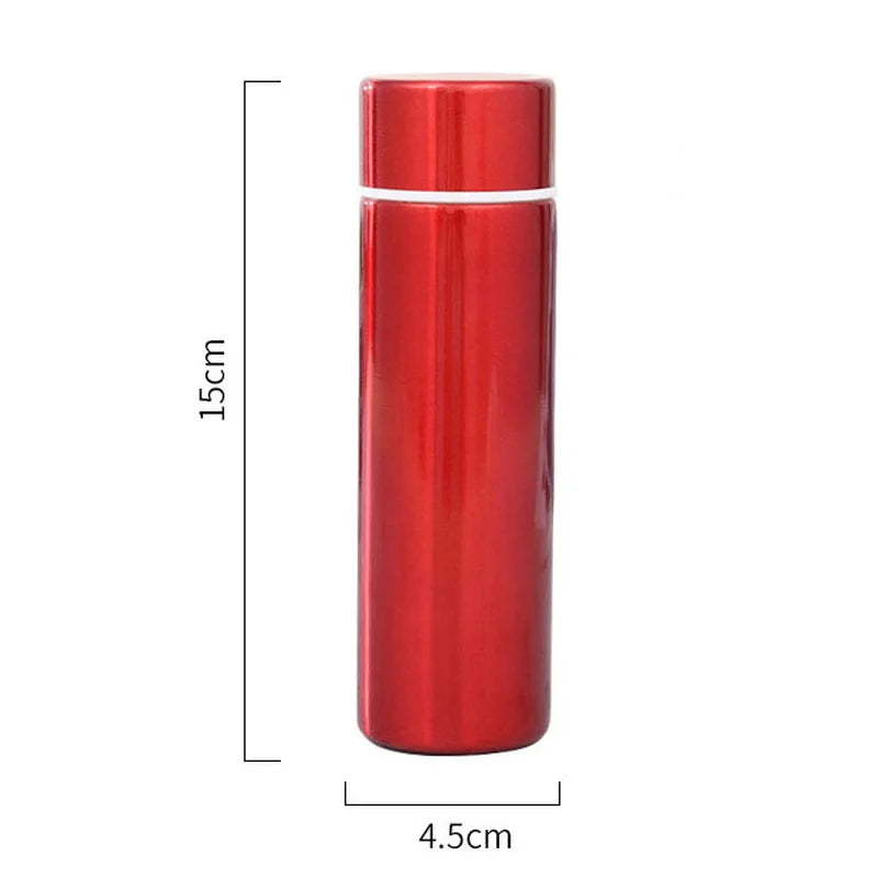 130ML Portable Pocket Thermos Bottle - Stainless Steel Mini Thermal Water Bottle - Insulated Flask Cup for Outdoor Camping Drinkware