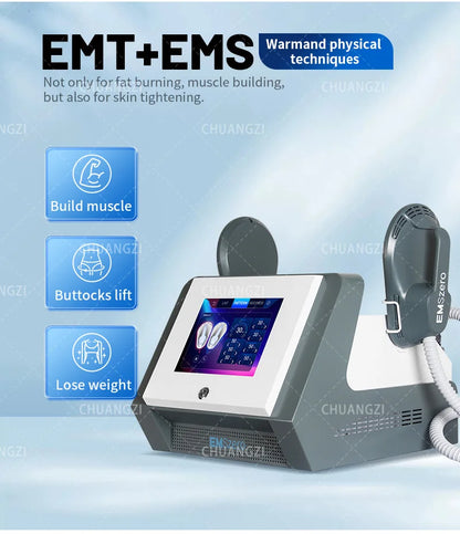 EMSzero Sculpting Machine – Portable NEO Body Slimming, Nova RF & EMS Electromagnetic Muscle Stimulator for Professional Use