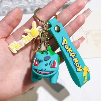 Kawaii Pokemon Key Ring – Pikachu, Charmander, Psyduck Cartoon Pendant