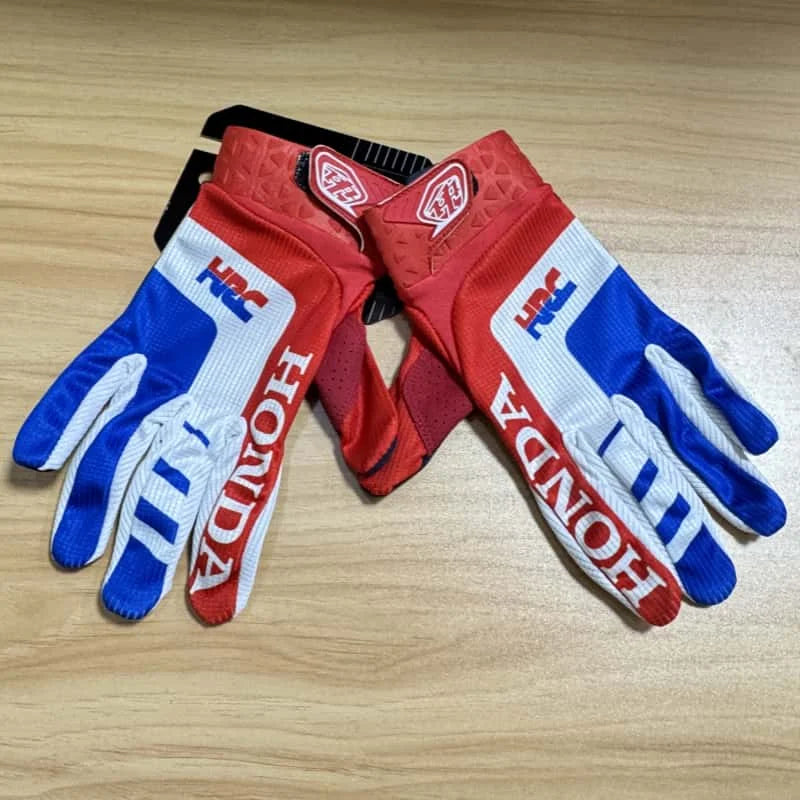 Honda Off-Road Motorcycle Gloves – Full Finger, Wear-Resistant, Breathable Outdoor Sports Gloves for Motorcycle & Bicycle Riding