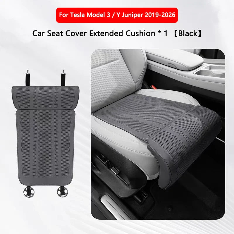 Tesla Model 3/Y Juniper 2019–2026 Car Seat Leg Support Extender Cushion – Auto Seat Extension Interior Accessory