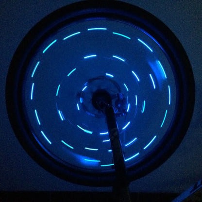 Bicycle Hot Wheel Lights - Mountain Bike Frame and Spoke Decoration Lights for Night Riding