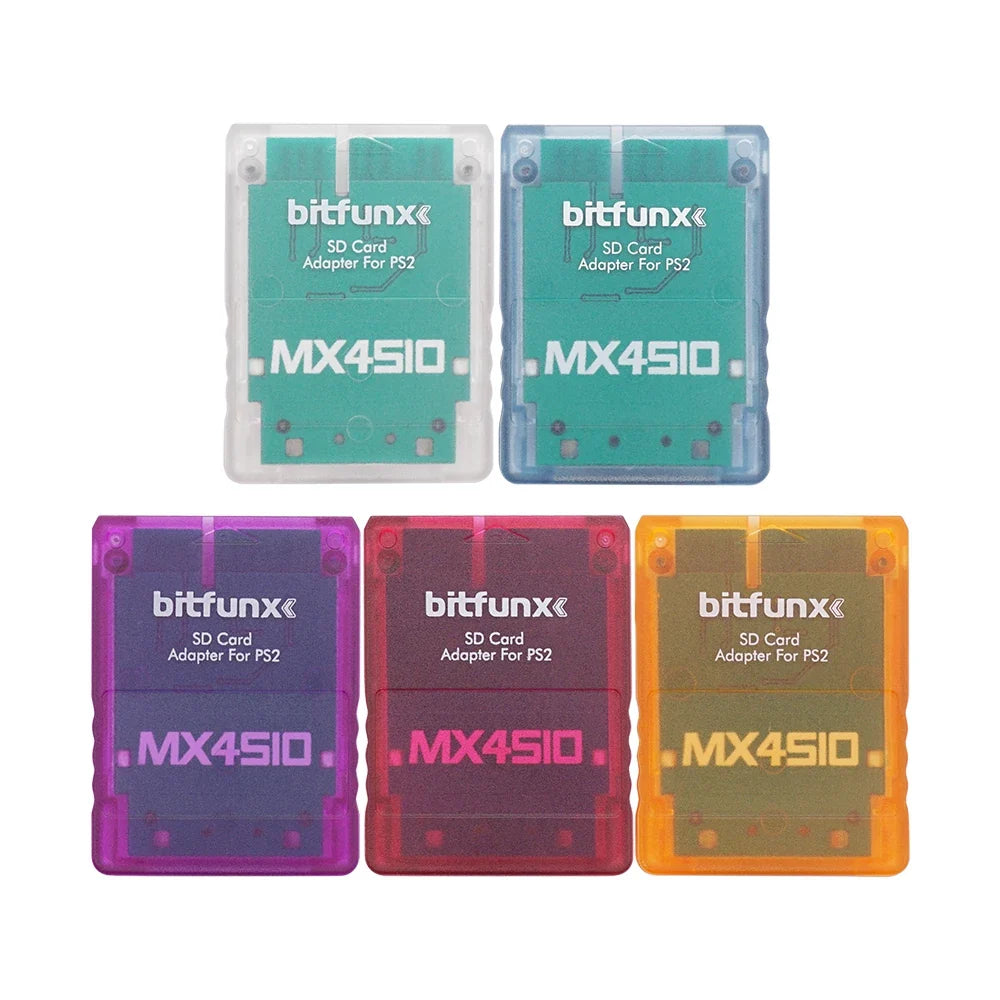 MX4SIO PS2 Memory Card Adapter - SIO2SD TF/SD Card Reader for PlayStation 2 Game Console Storage