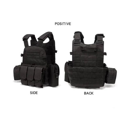 Multi-Function Tactical Vest for Training & Combat - Weight-Bearing CS Training Gear, 1PC Combination
