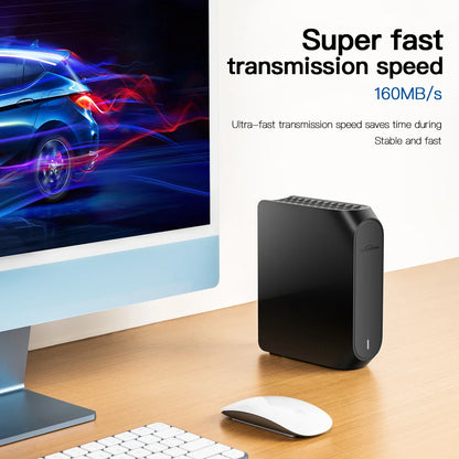 UnionSine 3.5" External Hard Disk HDD - 4TB to 18TB, USB 3.2 Gen, Compatible with Desktop, Laptop, Mac, Xbox, PS4, TV