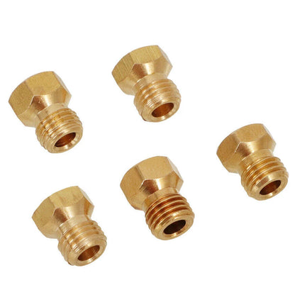 5PCS Burner Gas Conversion Kit – M6 X 0.75 Thread Nozzles for Natural Gas to LPG Hob, Kitchen Parts