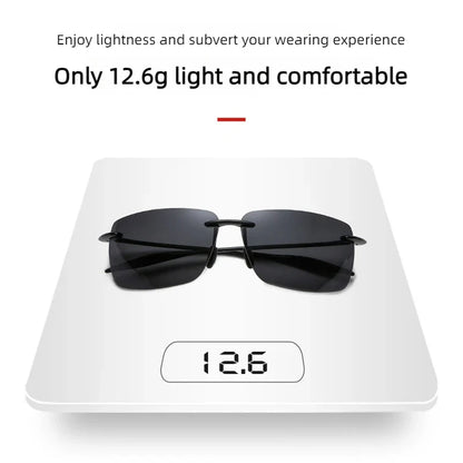 Ultralight TR90 Frameless Sunglasses — Unisex Driving & Outdoor Sports Shades