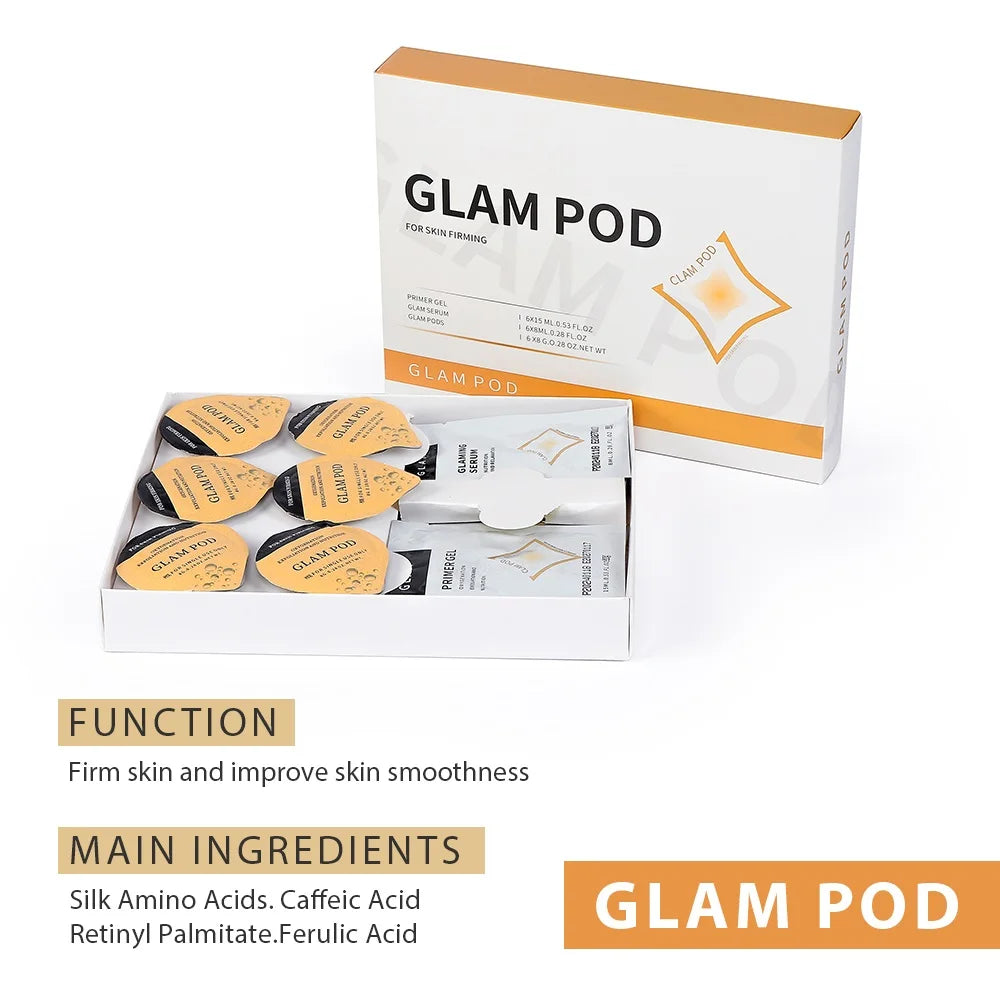 Glam Pod CO2 Capsules for Aqua Facial Machine – Bubble Skin Care Revive Pods for Beauty Treatment
