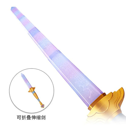 Rumi Demon Hunter Cosplay Long Sword Prop – K-Pop Cartoon Roleplay Costume Accessory