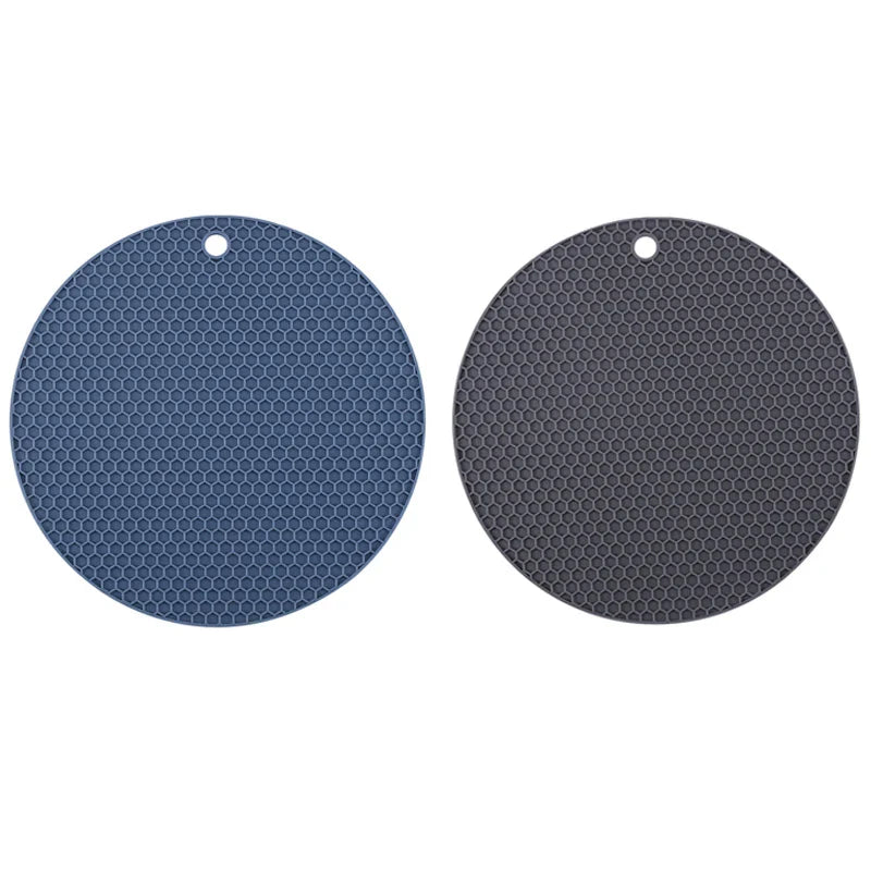2/4 PCS Multifunction Heat Resistant Silicone Mats – Nonslip Drink Coasters, Pot Holders & Kitchen Placemats
