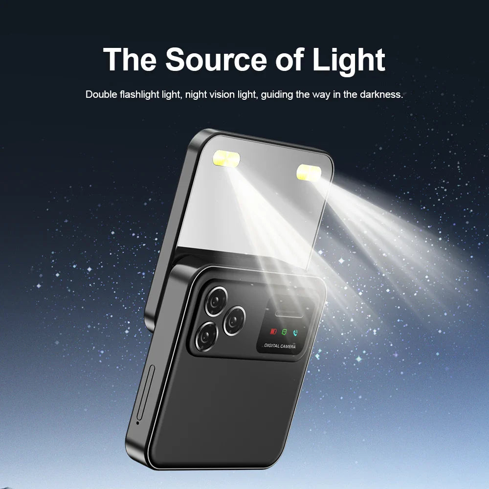 2024 NEW SERVO R18Pro Mini Mobile Phone – 2.4" Rotating Screen, Button Slider, Flashlight, Magic Voice, Dual SIM Standby