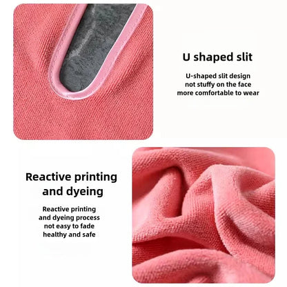U-Shape Microfiber Towel — Salon Spa Facial & Neck Treatment Cosmetic Accessory
