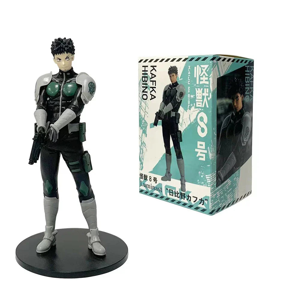 In Stock 1-4PCS Kaiju No. 8 Anime Figures — Kafka Hibino & Mina Ashiro PVC Action Dolls Toy Model Gifts for Kids