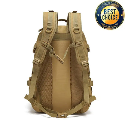40L Tactical Reflective Backpack – Molle Camouflage Rucksack for Outdoor Hiking, Camping, Hunting & Travel