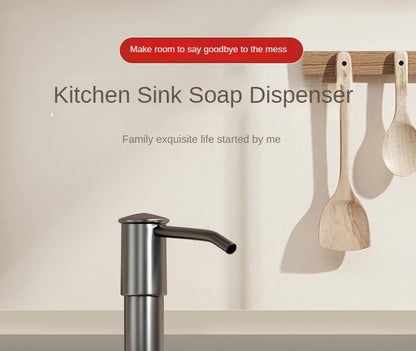 Kitchen Sink Soap Dispenser — Detergent & Hand Soap Presser, Extender Pump for Kitchen Accessories