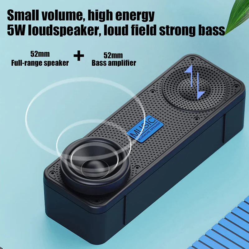 S18 Wireless Bluetooth Smart Speaker — Portable Subwoofer for Mobile, Computer, Outdoor Audio & Radio