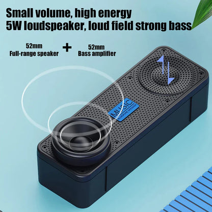 S18 Wireless Bluetooth Smart Speaker — Portable Subwoofer for Mobile, Computer, Outdoor Audio & Radio