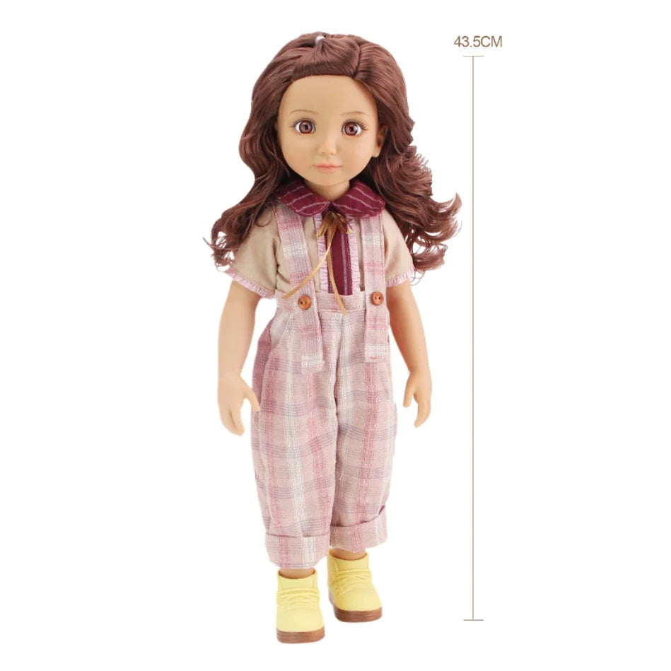 17-Inch Fashion Doll Toys – Realistic Vinyl Figures, Birthday Gift & Collectible Toy for Kids and Girls