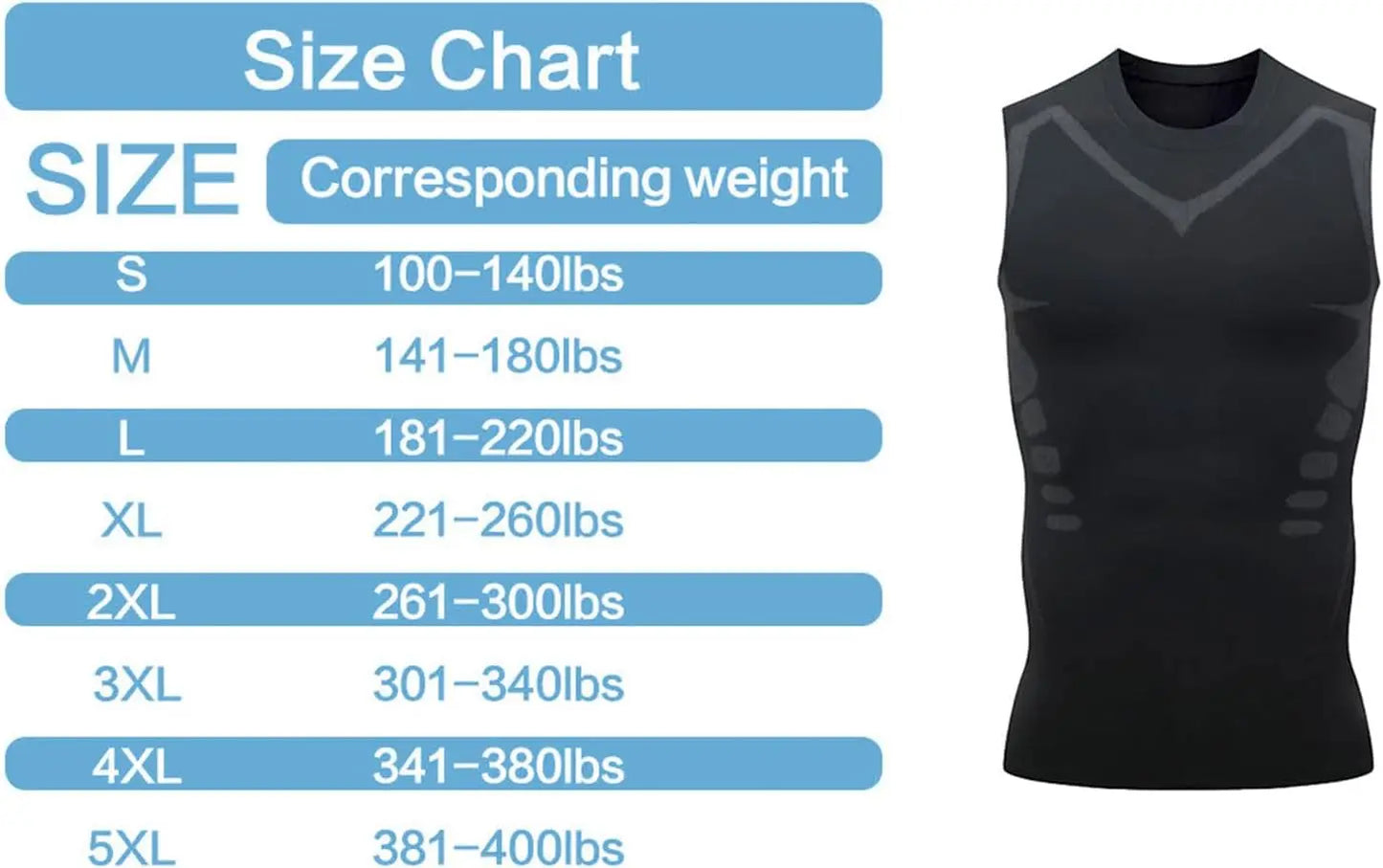 Summer Cool Men's Shaping Vest – Sleeveless Tight Compression Shapewear Tank Top, Breathable Ice Silk Body Shaper