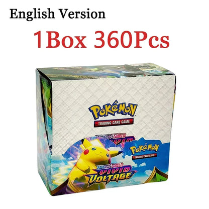 360PCS Pokémon Trading Card Game Booster Set – Prismatic Evolutions Scarlet & Violet English Battle Cards Collection Gift Pack